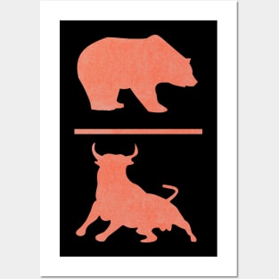 Bear Bull Posters and Art